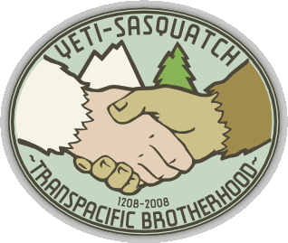 Yeti-Sasquatch Transpacific Brotherhood emblem
