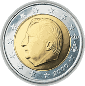€2 Belgian coin
