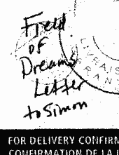 'Field of Freams Letter to Simon'