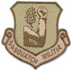 Sasquatch Militia Insginia Patch
